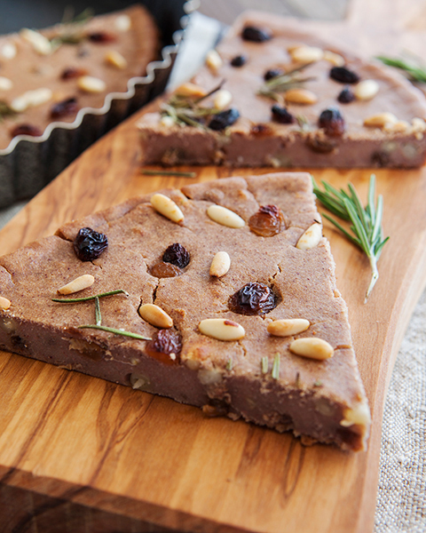 Fette di castagnaccio