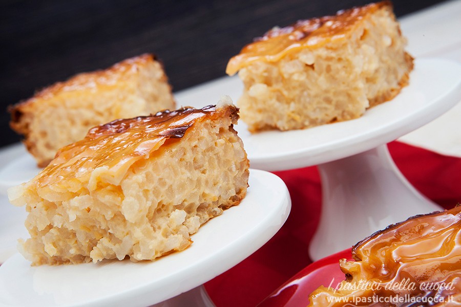 Cubetti di torta di riso