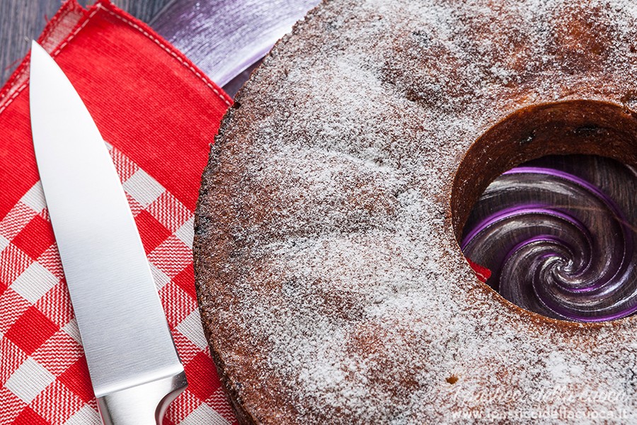 Ciambella di riso vista dall'alto