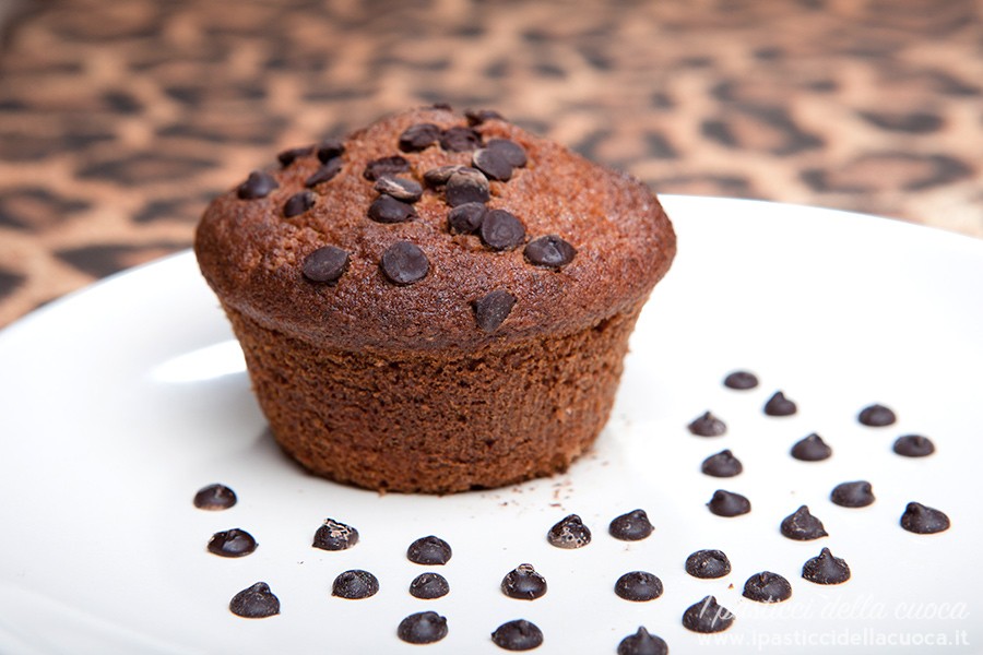 muffin alla banana con gocce di cioccolato