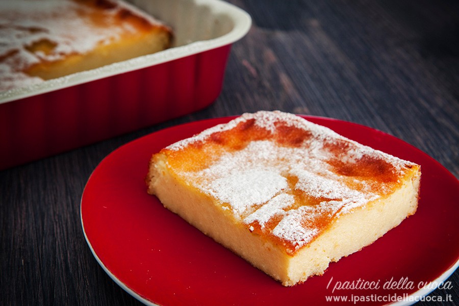 Fetta di migliaccio al semolino