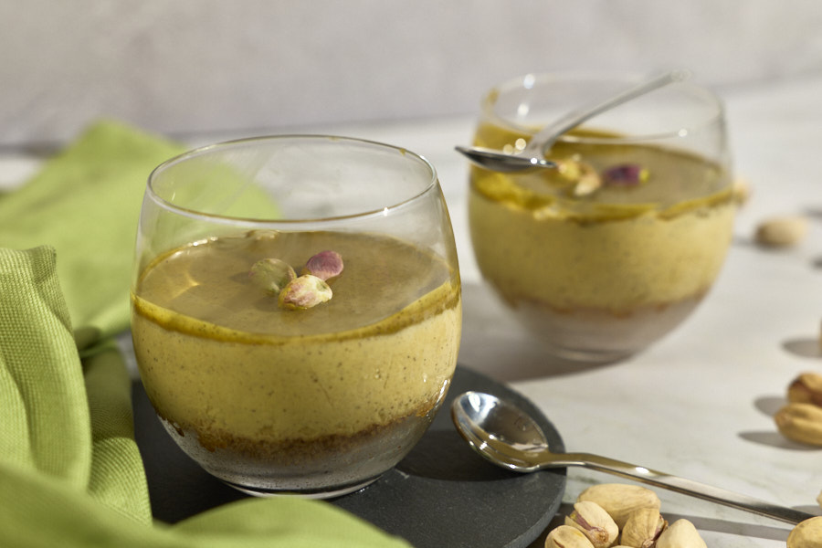 Cheesecake al pistacchio